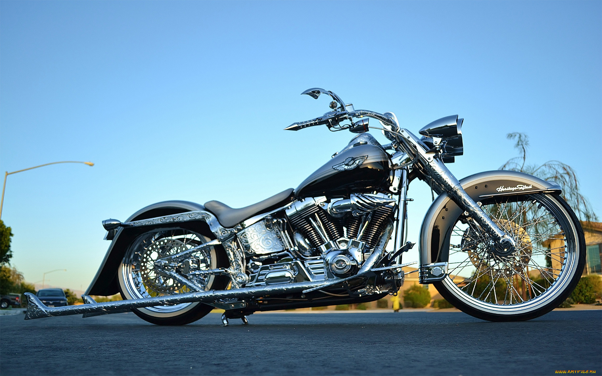 , customs, softail, heritage